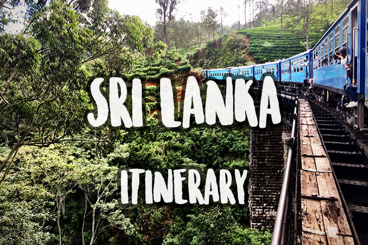 Sri Lanka Itinerary train tea plantations